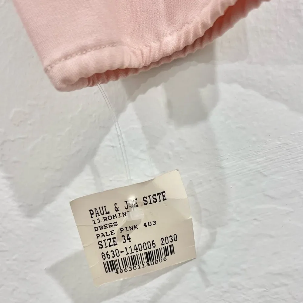 NWT Paul and Joe Sister Romina Dress Pale Pink Size 34 Small